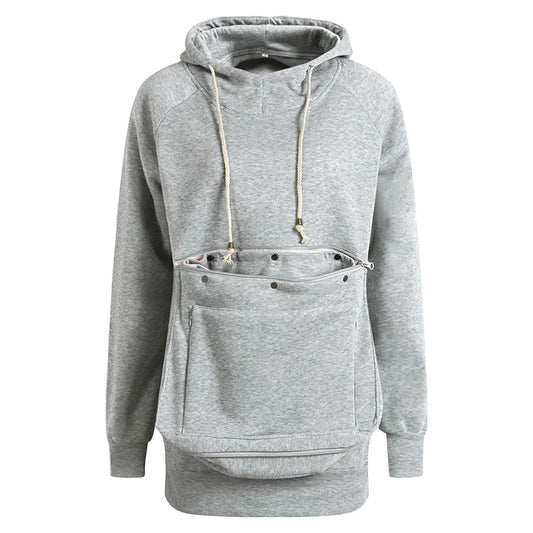 Women's Hoodie with Puppy Pouch